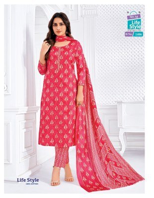 MCM Lifestyle Vol 14 Printed Kurti Pant Set with Luxe Malmal Dupatta Wholesale kurtis catalogs