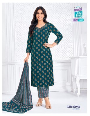 MCM Lifestyle Vol 14 Printed Kurti Pant Set with Luxe Malmal Dupatta Wholesale kurtis catalogs