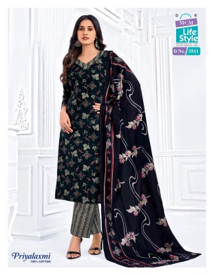 MCM Priyalaxmi Vol 35  Dress Material Size Unstitched Fabric Cotton Wholesale  kurtis catalogs