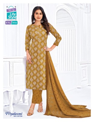 MCM Priyalaxmi Vol 35  Dress Material Size Unstitched Fabric Cotton Wholesale  kurtis catalogs