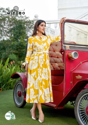 MIttoo Belt Vol 19 Rayon Printed Kurti With Belt buy wholesale Price In Surat  kurtis catalogs