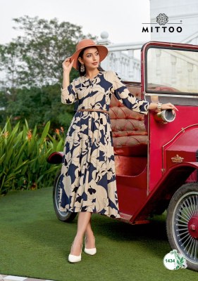 MIttoo Belt Vol 19 Rayon Printed Kurti With Belt buy wholesale Price In Surat  kurtis catalogs