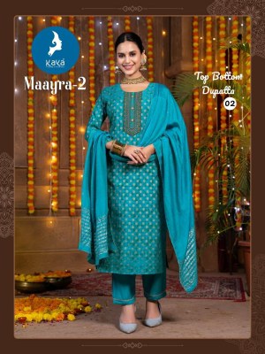 Maayra 2 by Kaya Roman Silk super designer readymade suit collection with affordable rate readymade suit catalogs