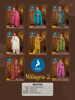 Maayra 2 by Kaya Roman Silk super designer readymade suit collection with affordable rate readymade suit catalogs