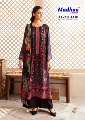 Madhav Al Zohaib Vol 4 Design 4001 to 4006 Lawn Cotton Pakistani Suits Wholesale Rate  pakistani suit catalogs