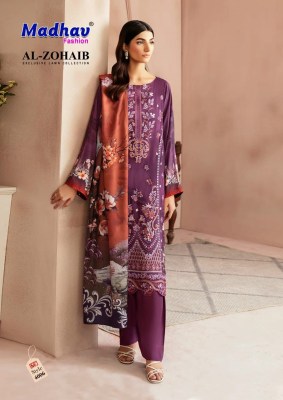 Madhav Al Zohaib Vol 4 Design 4001 to 4006 Lawn Cotton Pakistani Suits Wholesale Rate  pakistani suit catalogs