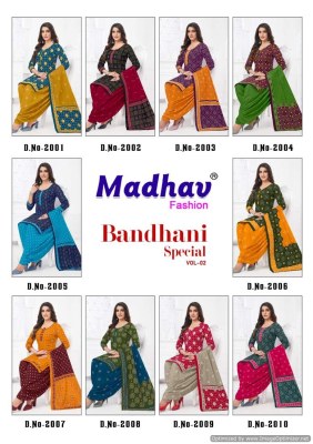 Madhav by bandhani special vol 2 pure cotton printed unstitched dress material catalogue at affordable rate salwar kameez catalogs