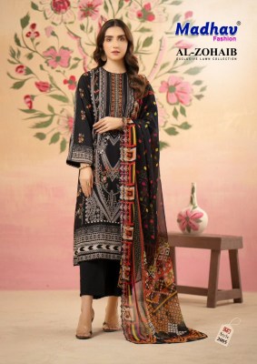 Madhav fashion by al Zohaib vol 2 pure lawn cotton unstitched dress material catalogue at low rate salwar kameez catalogs