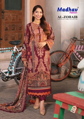 Madhav fashion by al Zohaib vol 2 pure lawn cotton unstitched dress material catalogue at low rate salwar kameez catalogs