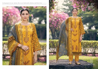 Madhubala 3 by Levisha Cemric Lawn Cotton pakistani Style Printed suit at low budget pakistani suit catalogs