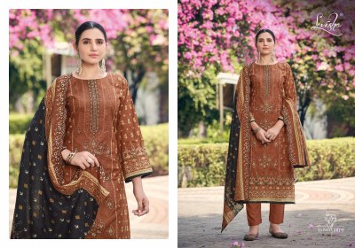 Madhubala 3 by Levisha Cemric Lawn Cotton pakistani Style Printed suit at low budget pakistani suit catalogs