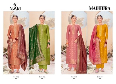 Madhura by Naari exclusive designer unstitched salwar suit catalogue at affordable rate salwar kameez catalogs