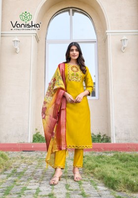 Maharani vol 1 by Vaniska Straight Gadhwal cotton readymade suit catalogue at affordable rate  readymade suit catalogs