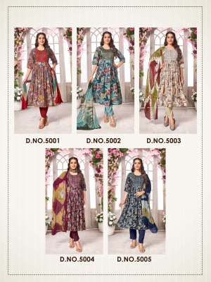 Mahavir creation by Panth modal printed embroidered readymade suit catalogue at wholesale price readymade suit catalogs