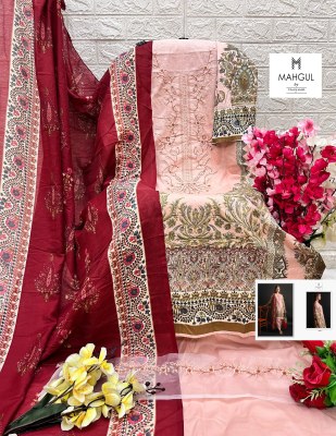 Mahgul by Binsaeed vol 2 lawn cotton printed and embroidered unstitched dress material catalogue salwar kameez catalogs