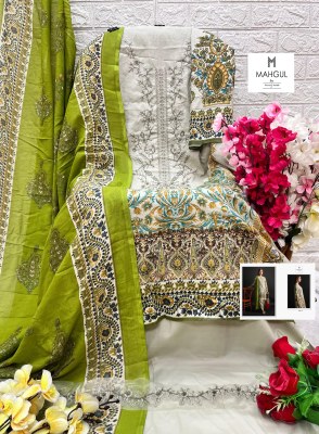 Mahgul by Binsaeed vol 2 lawn cotton printed and embroidered unstitched dress material catalogue salwar kameez catalogs