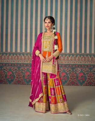 Mahi Pro by Sayuri Designer Premium chono Silk Embroidered sharara suit catalogue at low rate fancy sharara suit Catalogs