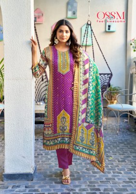 Mahira by OSSM Premium Muslin printed Designer Kurti pant and dupatta collection at affordable rate readymade suit catalogs