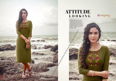 Majisha nx presenting new catalog kitkat fancy kurti at wholesale price kurtis catalogs