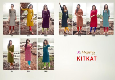 Majisha nx presenting new catalog kitkat fancy kurti at wholesale price kurtis catalogs