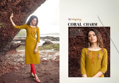 Majisha nx presenting new catalog kitkat fancy kurti at wholesale price kurtis catalogs