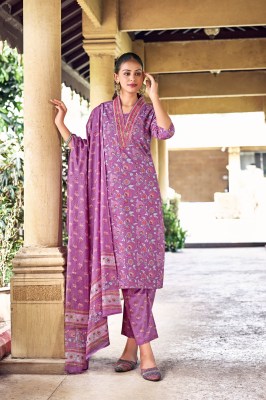 Malhar vol 3 by Ossm premium cotton embroidered kurti pant and dupatta  readymade suit catalogs