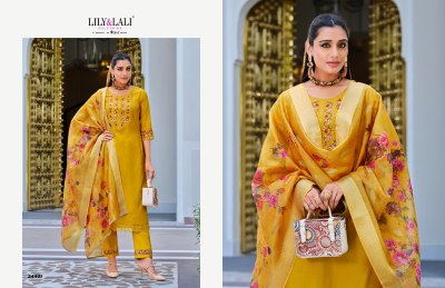 Malvika 3 by Lily and lali Hand embroidered designer readymade suit catalogue at affordable rate readymade suit catalogs