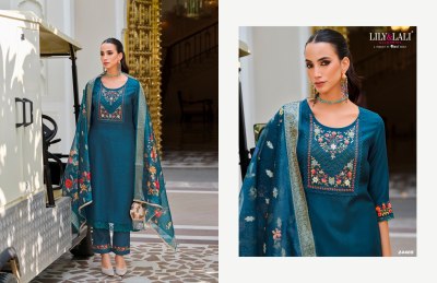 Malvika 3 by Lily and lali Hand embroidered designer readymade suit catalogue at affordable rate readymade suit catalogs