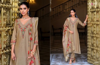 Malvika 3 by Lily and lali Hand embroidered designer readymade suit catalogue at affordable rate readymade suit catalogs