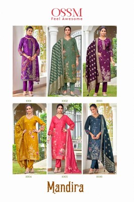 Mandira by OSSM pure viscose hand work designer readymade suit cTlogue at amavi expo readymade suit catalogs