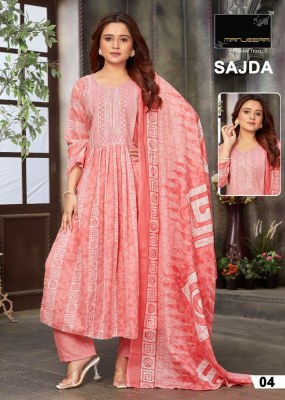 Manjeera Sajda nyra cut 3pice set Kurti catalogue wholesale  Manjeera