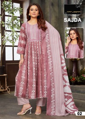 Manjeera Sajda nyra cut 3pice set Kurti catalogue wholesale  kurtis catalogs