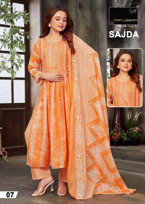 Manjeera Sajda nyra cut 3pice set Kurti catalogue wholesale  kurtis catalogs