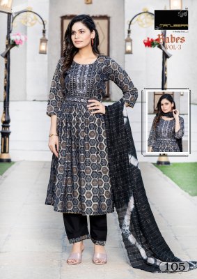 Manjeera by babes 3 modal printed readymade suit with belt catalogue at low rate readymade suit catalogs