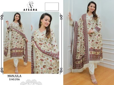 Manjula by Afsana designer fancy readymade suit catalogue at low rate readymade suit catalogs