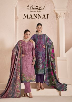 Mannat by Belliza Pure viscorse pashmina embroidered salwar suit collection salwar kameez catalogs