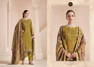 Mannat by Belliza Pure viscorse pashmina embroidered salwar suit collection salwar kameez catalogs