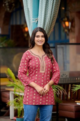 Mannat by Rangmaya fancy printed neck embroidered western wear catalogue at affordable rate western wear catalogs