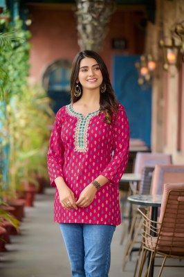 Mannat by Rangmaya fancy printed neck embroidered western wear catalogue at affordable rate western wear catalogs