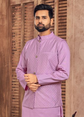 Manyavar vol 2 present heavy banglori silk kurta payjama and koti catalogue kurta pajama