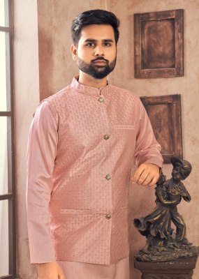 Manyavar vol 2 present heavy banglori silk kurta payjama and koti catalogue kurta pajama