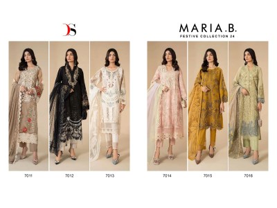 Maria B 24 by Deepsy Suit Pure Cotton with Self Embroidered unstitched suit catalogue at amaviexpo pakistani suit catalogs