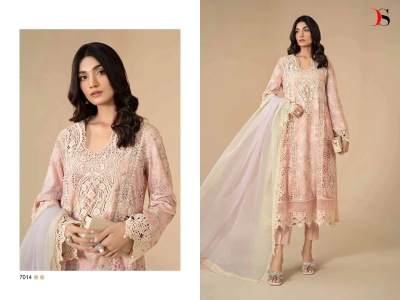 Maria B 24 by Deepsy Suit Pure Cotton with Self Embroidered unstitched suit catalogue at amaviexpo pakistani suit catalogs