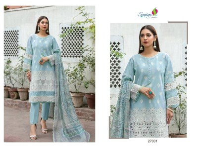 Maria B Chikankari vol 27 by Saniya trendz dress material catalogue at low rate salwar kameez catalogs