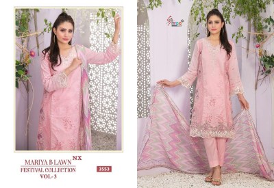 Maria B lawn festival vol 3 by shree fab pure lawn cotton Karachi suit catalogue at low rate  Karachi suits catalogs