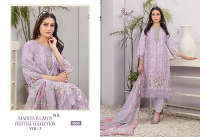 Maria B lawn festival vol 3 by shree fab pure lawn cotton Karachi suit catalogue at low rate  Karachi suits catalogs