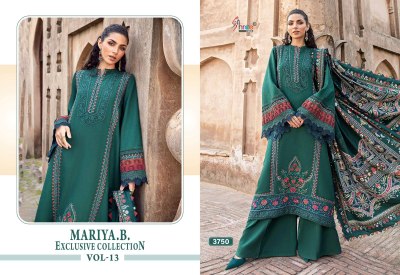 Maria B vol 13 by Shree Fab Heavy reyon Embroidered Pakistani suit catalogue at low rate pakistani suit catalogs