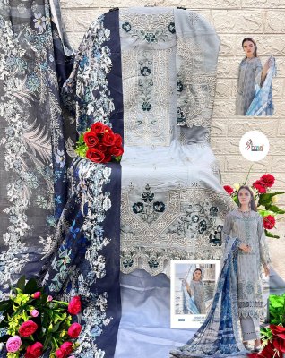 Mariya B vol 6 by Shree fab fancy lawn festival collection unstitched pakistani suit catalogue at affordable rate  pakistani suit catalogs