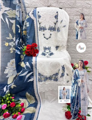 Mariya B vol 6 by Shree fab fancy lawn festival collection unstitched pakistani suit catalogue at affordable rate  pakistani suit catalogs