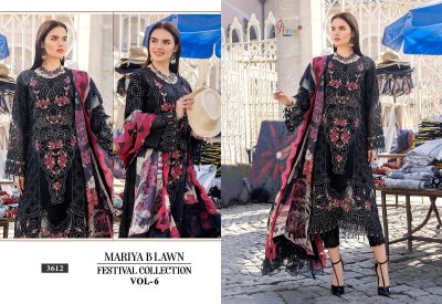 Mariya B vol 6 by Shree fab fancy lawn festival collection unstitched pakistani suit catalogue at affordable rate  pakistani suit catalogs